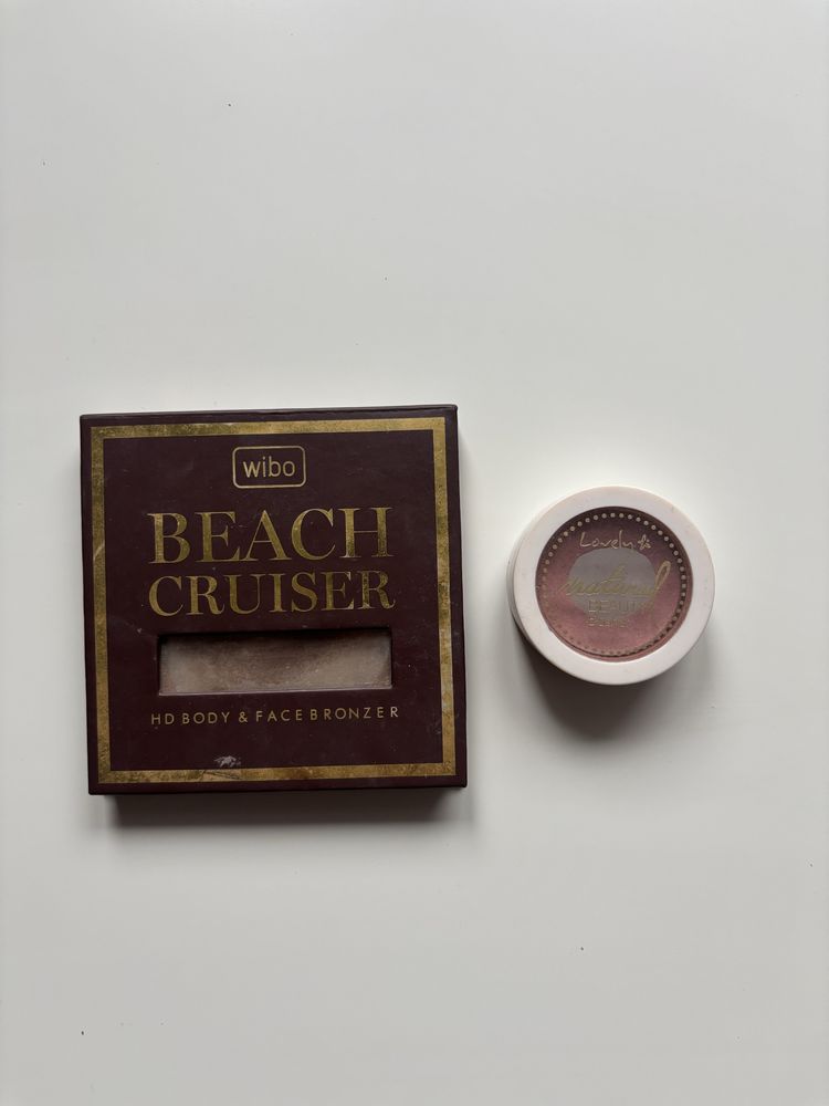 WIBO Beach Cruiser bronzer do twarzy LOVELY Natural Beauty Róż zestaw