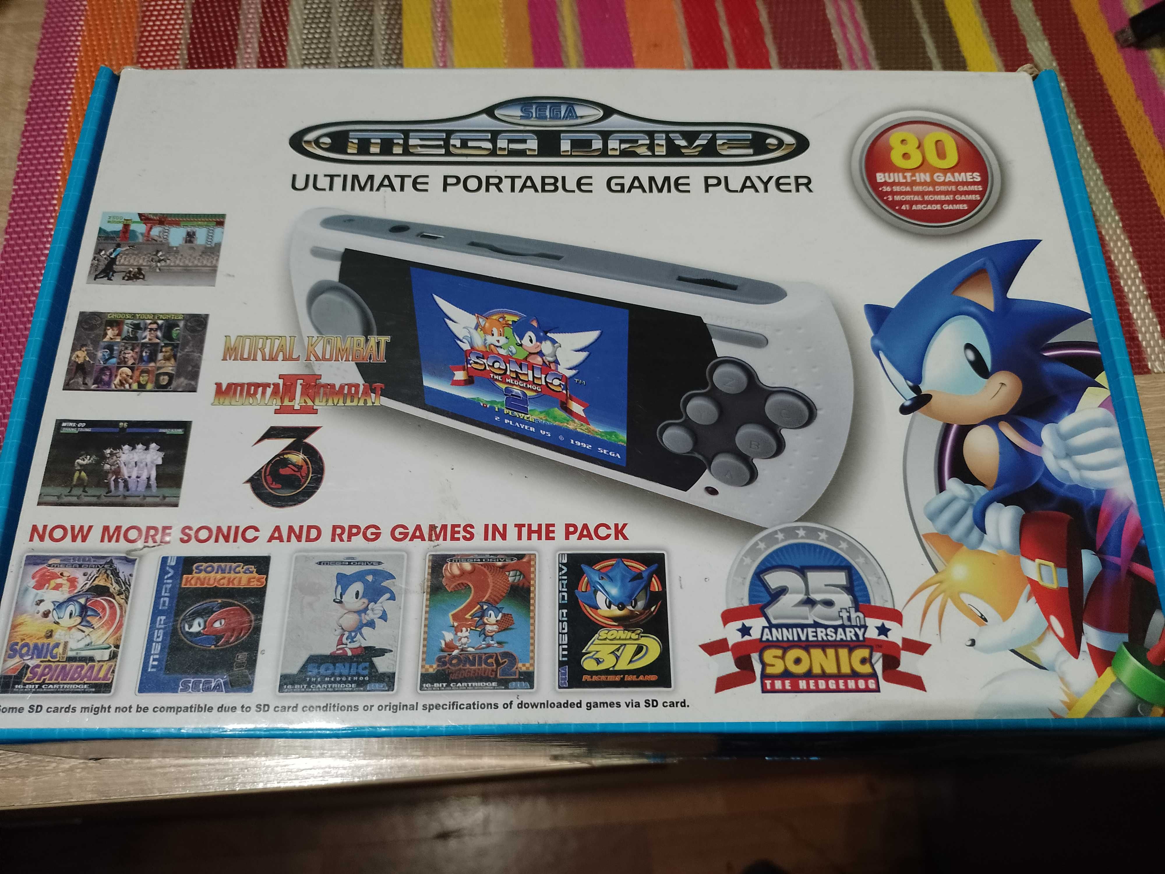 Sega Mega Drive Ultimate Portable Game Player Gb boy colour retro