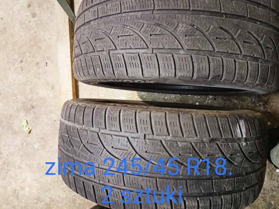 Opony R18 do opalania Zima Lato 2 komplety