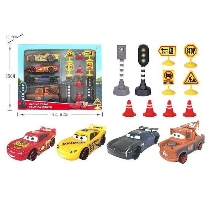 Набір машинок Тачки Блискавка Маквін,інерц,машинки Тачки Молния Маквин