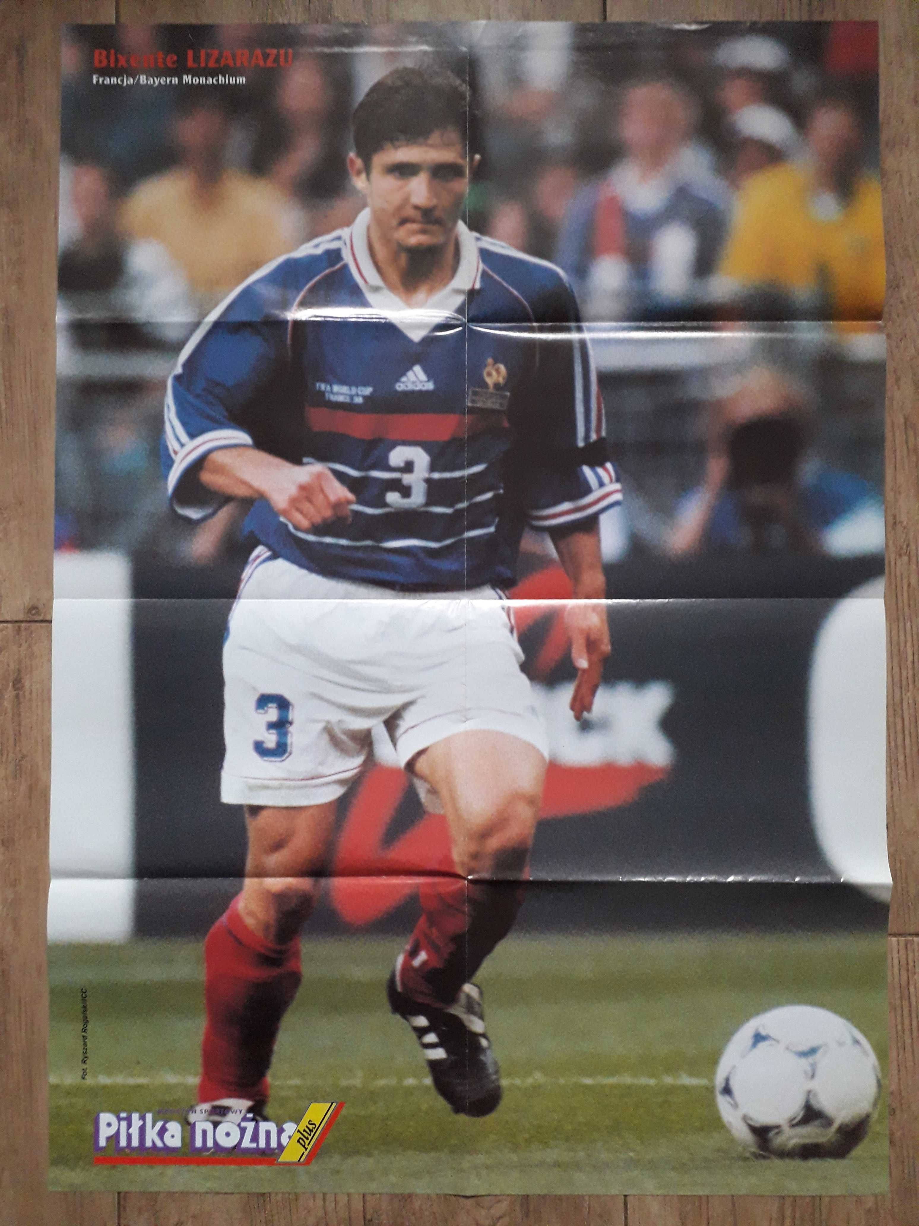 Dwight Yourk (Manchester United) / Bixente Lizarazu (Francja) - plakat