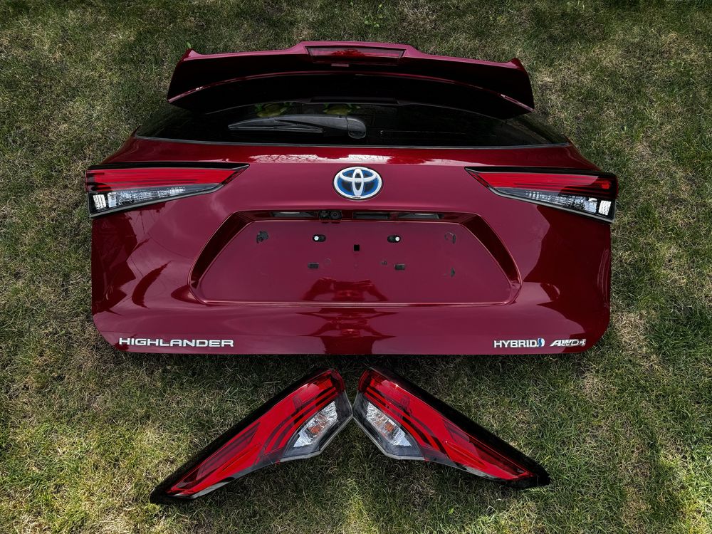 Toyota Highlander 2019-2024 Кришка Крышка Ляда Бампер Фонарь. РАЗБОРКА