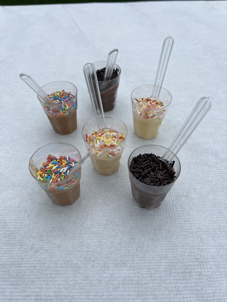 Brigadeiros no copo.