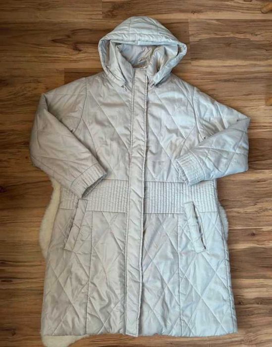 Pikowany płaszcz damski wiosenny przejściowy rozmiar uniwersalny m-xl