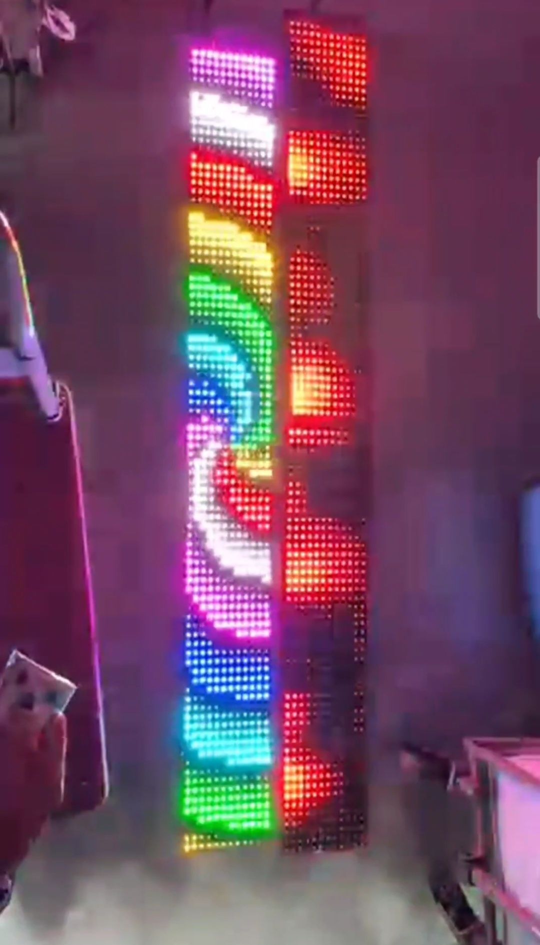 Oczy Led Taśma światełka do Tir Ciężarówka Bus Auto 60cmx16cm Nowe