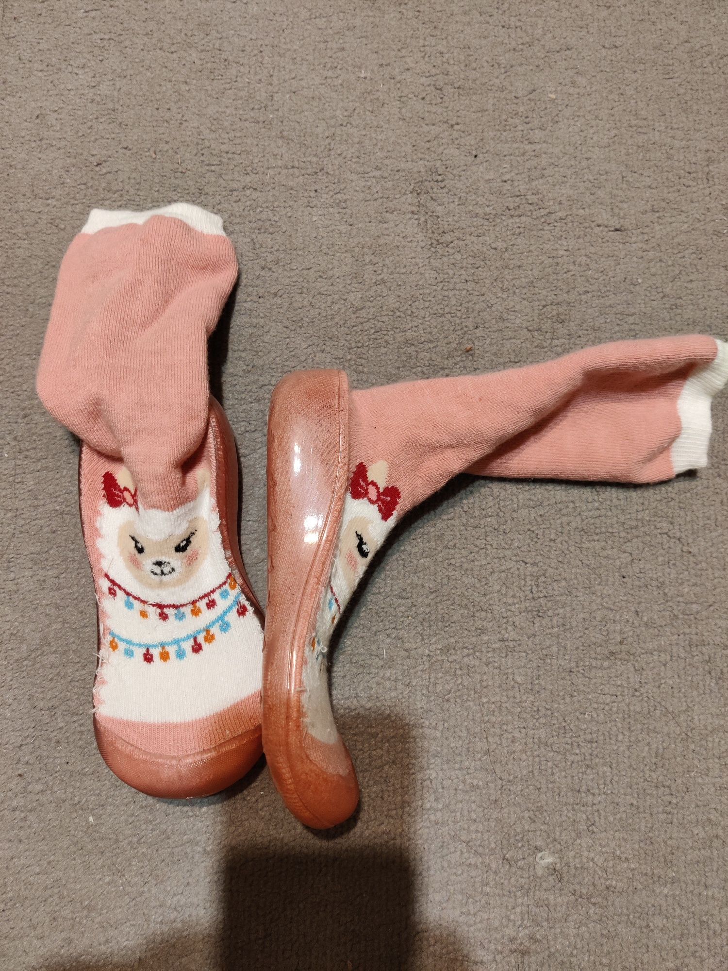 Pantufa-meia antiderrapante da Verbaudet tamanho 30/31