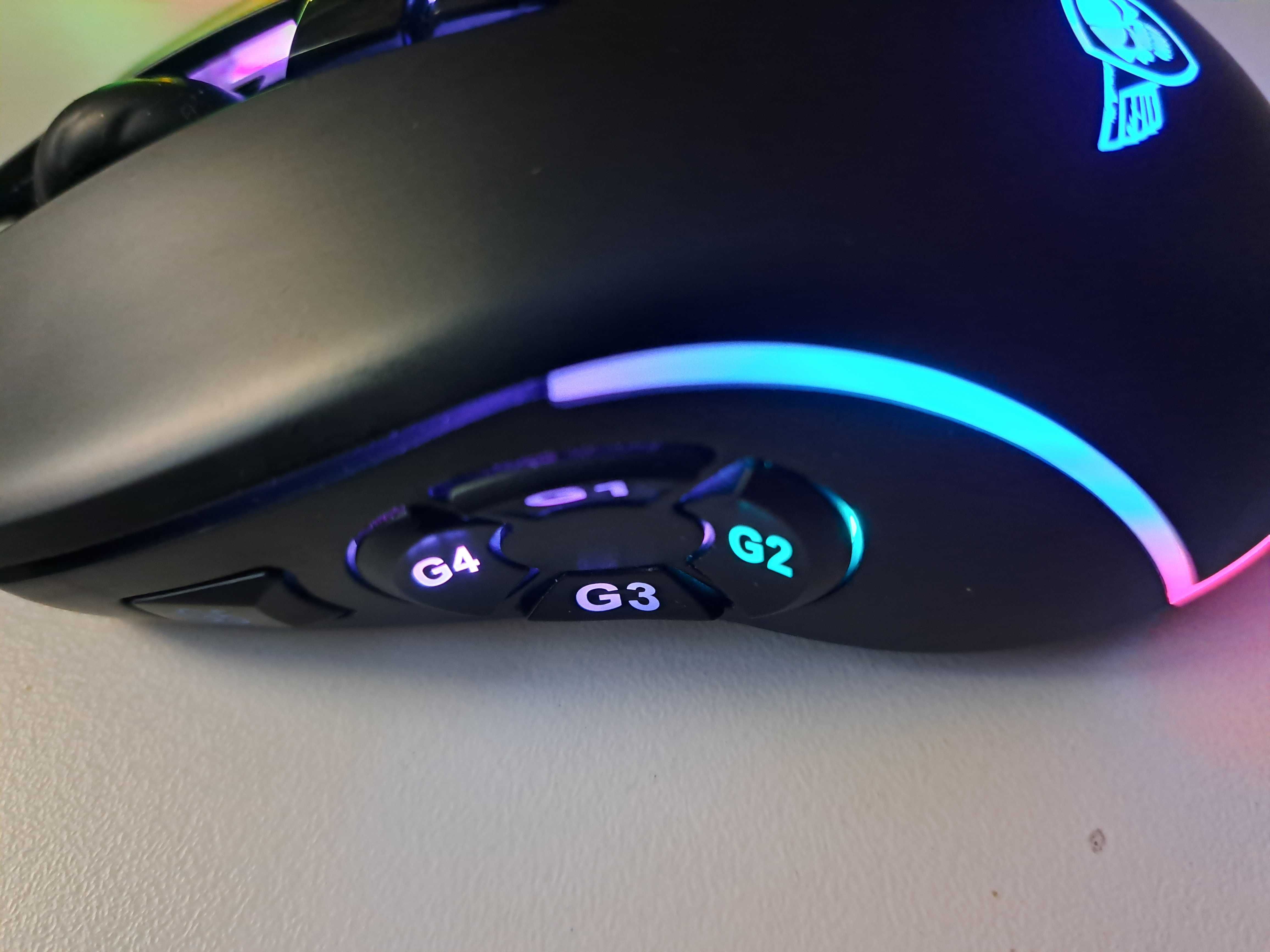 Spirit Of Gamer x Elite M30 Przewodowa mysz do gier na PC + naklejki