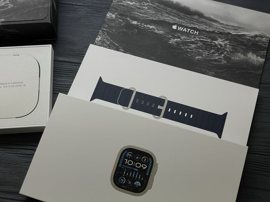Apple Watch Ultra 2 49mm Blue Ocean Band (MREG3) Магазин Гарантія