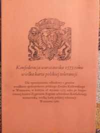 Konfederacja warszawska 1573 r wielka karta polskiej tolerancji PAX 80