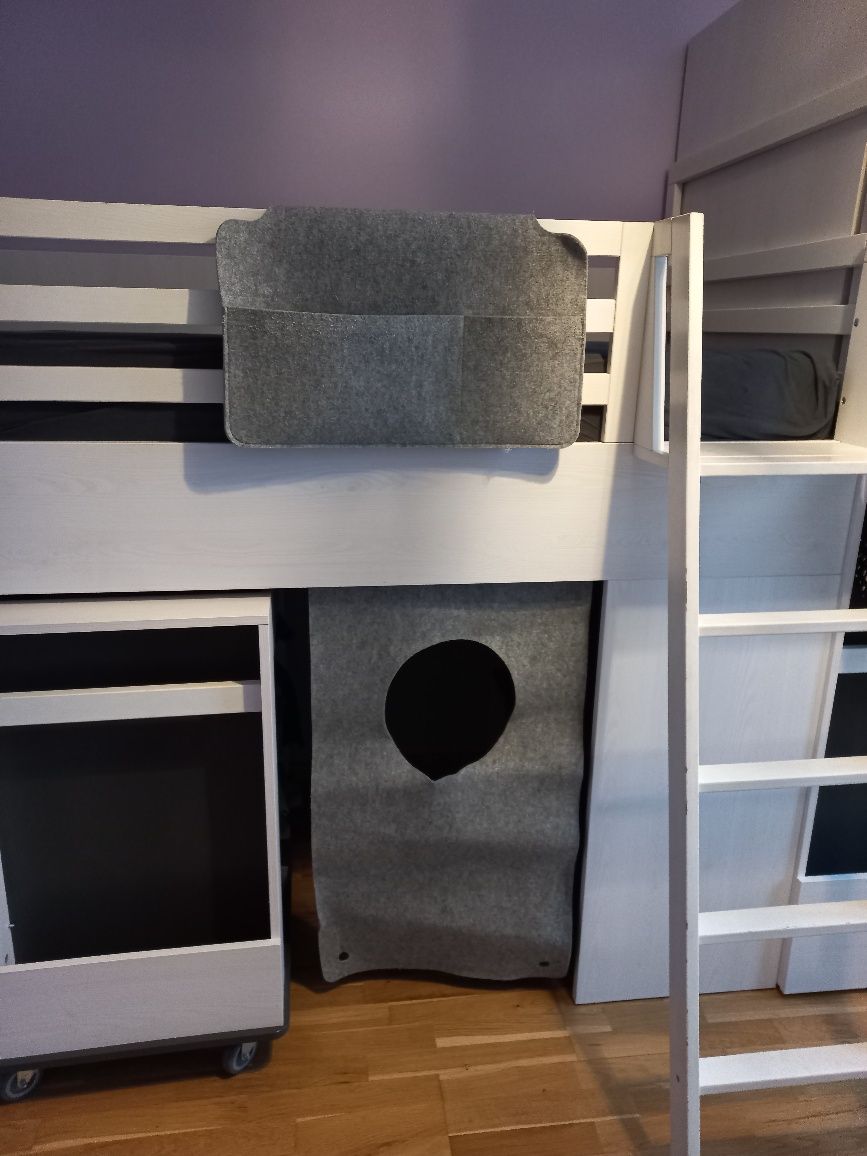 Vox multi nest łóżko piętrowe prawe pełen zestaw ideał + krzesło obro