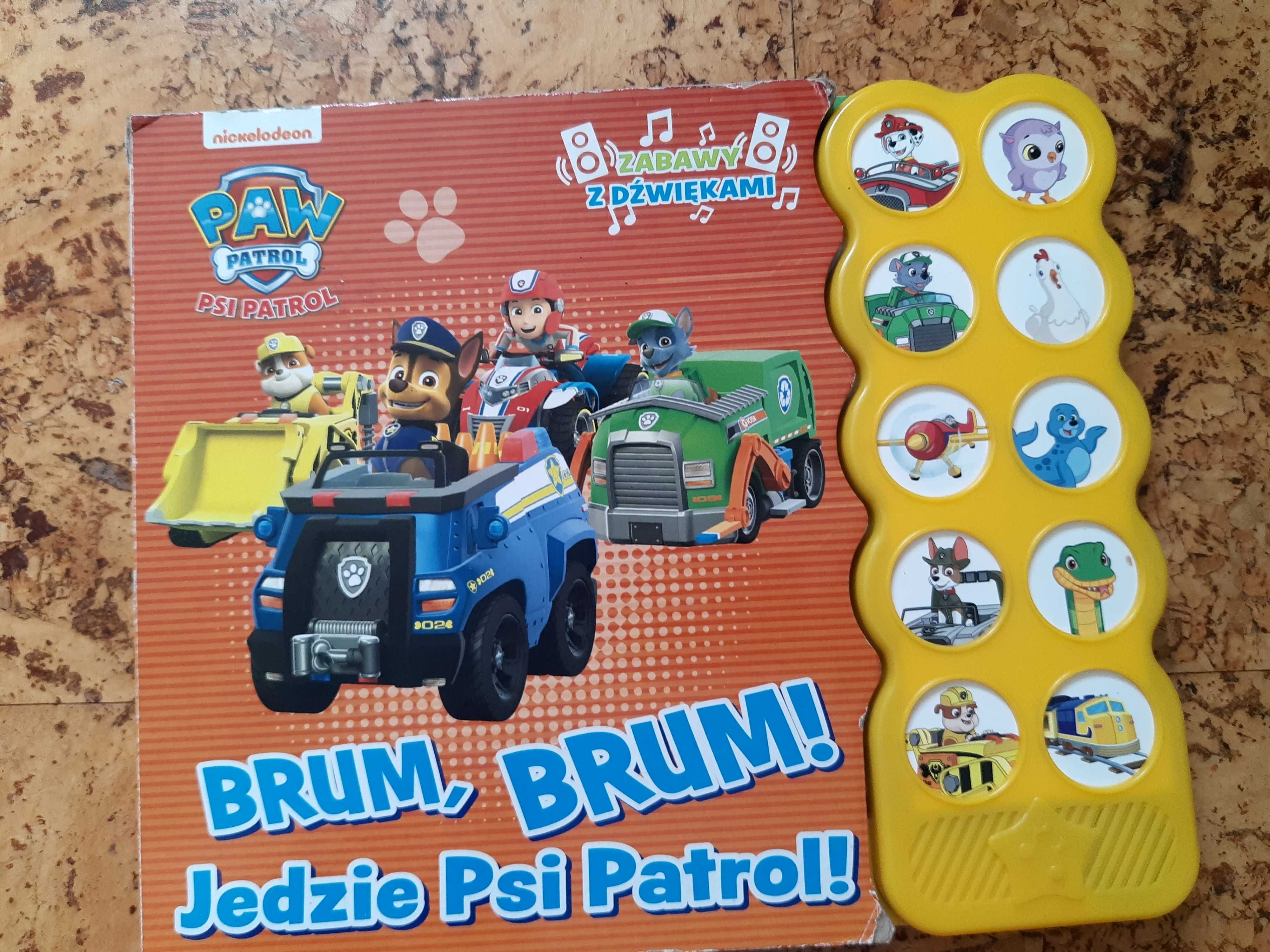 Brum, Brum! Jedzie Psi Patrol! Zabawy z dźwiękami. Psi Patrol