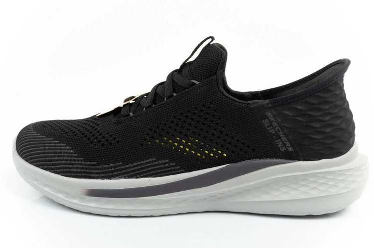 Skechers Slade Buty sportowe męskie wsuwane czarne SLIP-INS r. 40-48,5