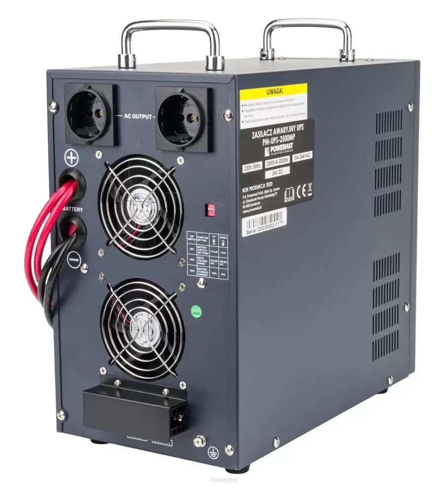 Аварійне джерело живлення UPS LCD 2500VA 2000W PM-UPS-2500MP