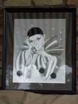 Obraz „Ace of Hearts Pierrot by Yoshimi” – lata 80., styl retro, 70×60