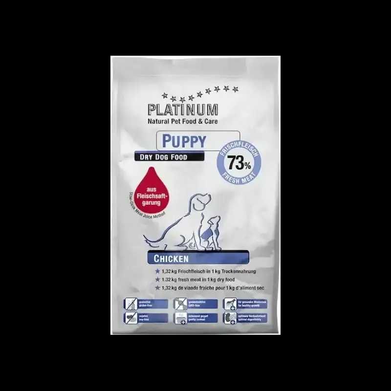 PLATINUM Półwilgotna karma PUPPY CHICKEN 450G