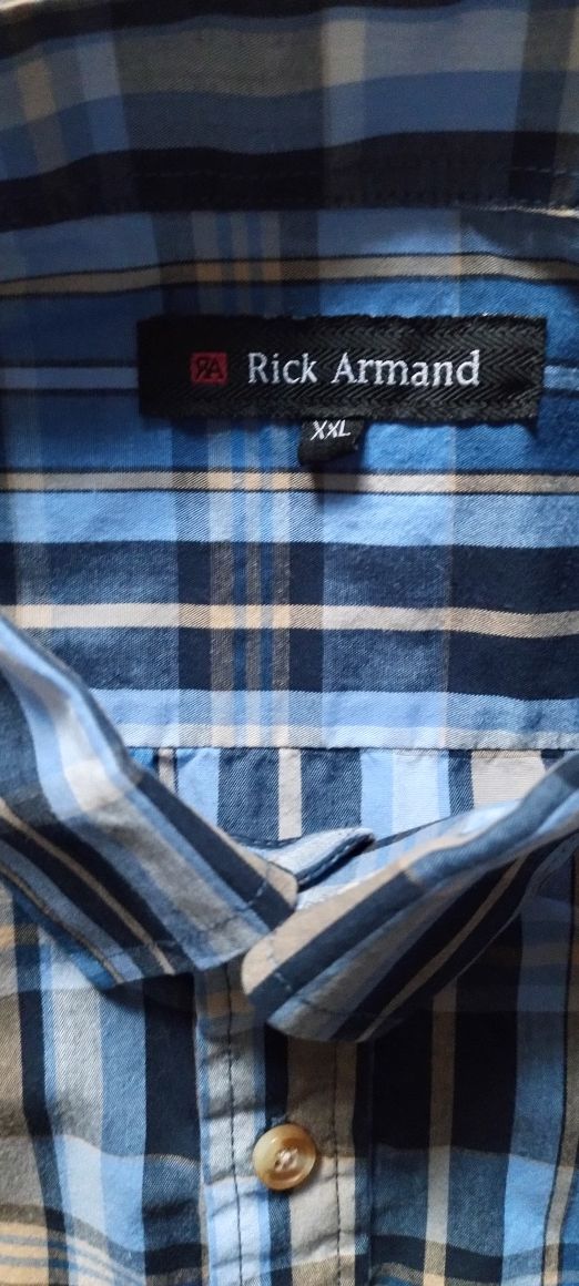 Męska koszula Rick Armand długi rękaw, duży rozmiar