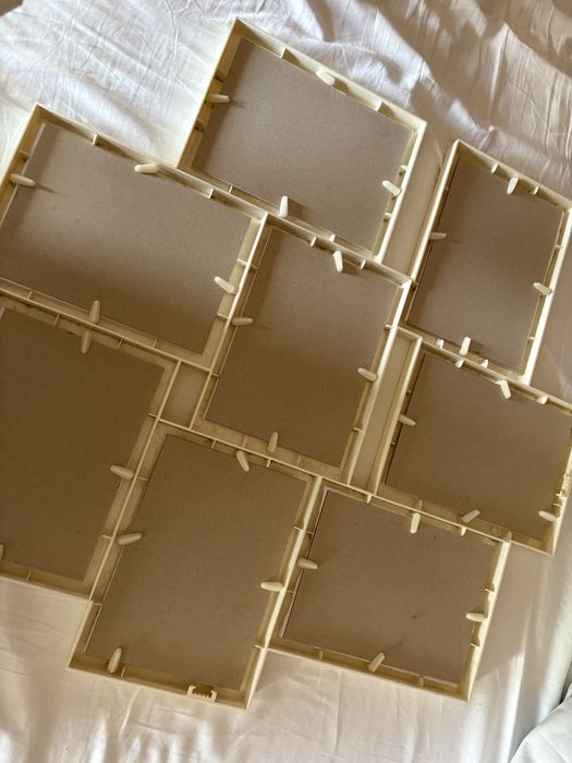 2 molduras conjuntas de 8 fotos ikea