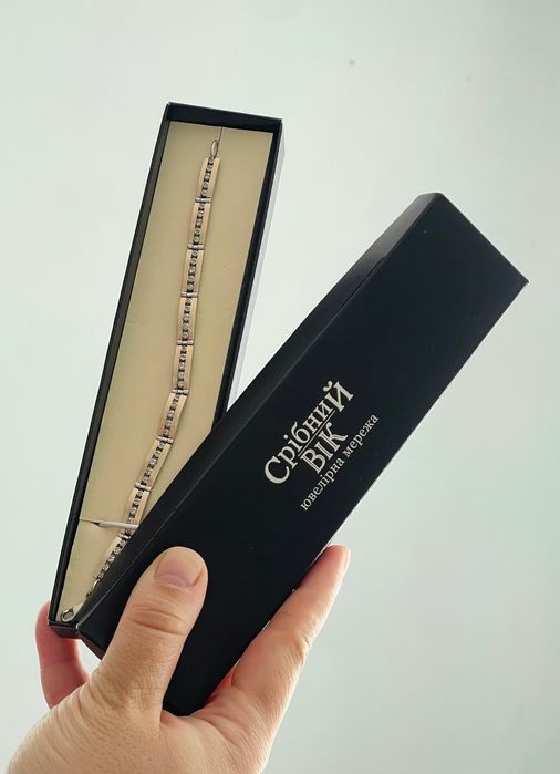 Браслет золото/срібло