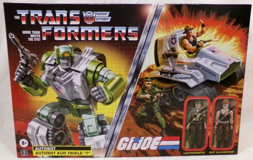 G.I. Joe x Transformers Autobot Kup Triple T Leatherneck (NOVO SELADO)