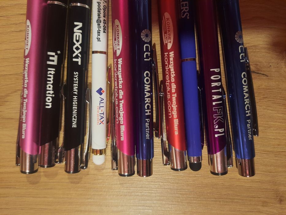 Długopisy nowe, nieużywane po 2zł/szt.