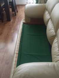 Sprzedam skórzaną sofę rozkładaną o wymiarach 140 x  180 cm