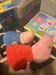 Zestaw Świnka Peppa - maskotki + puzzle
