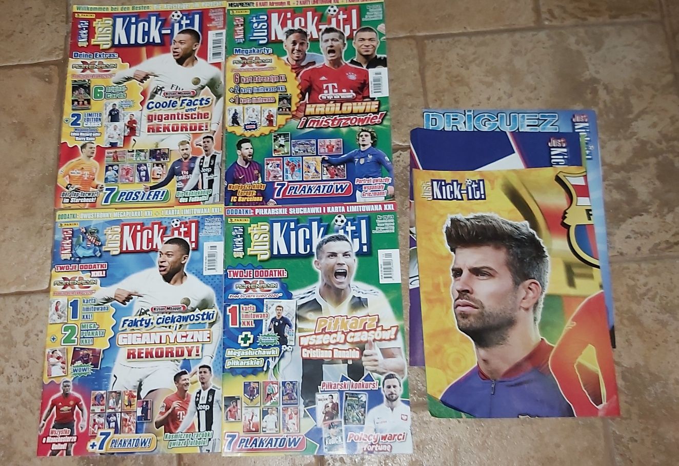 Gazetki piłkarskie Just kick it 4 szt.