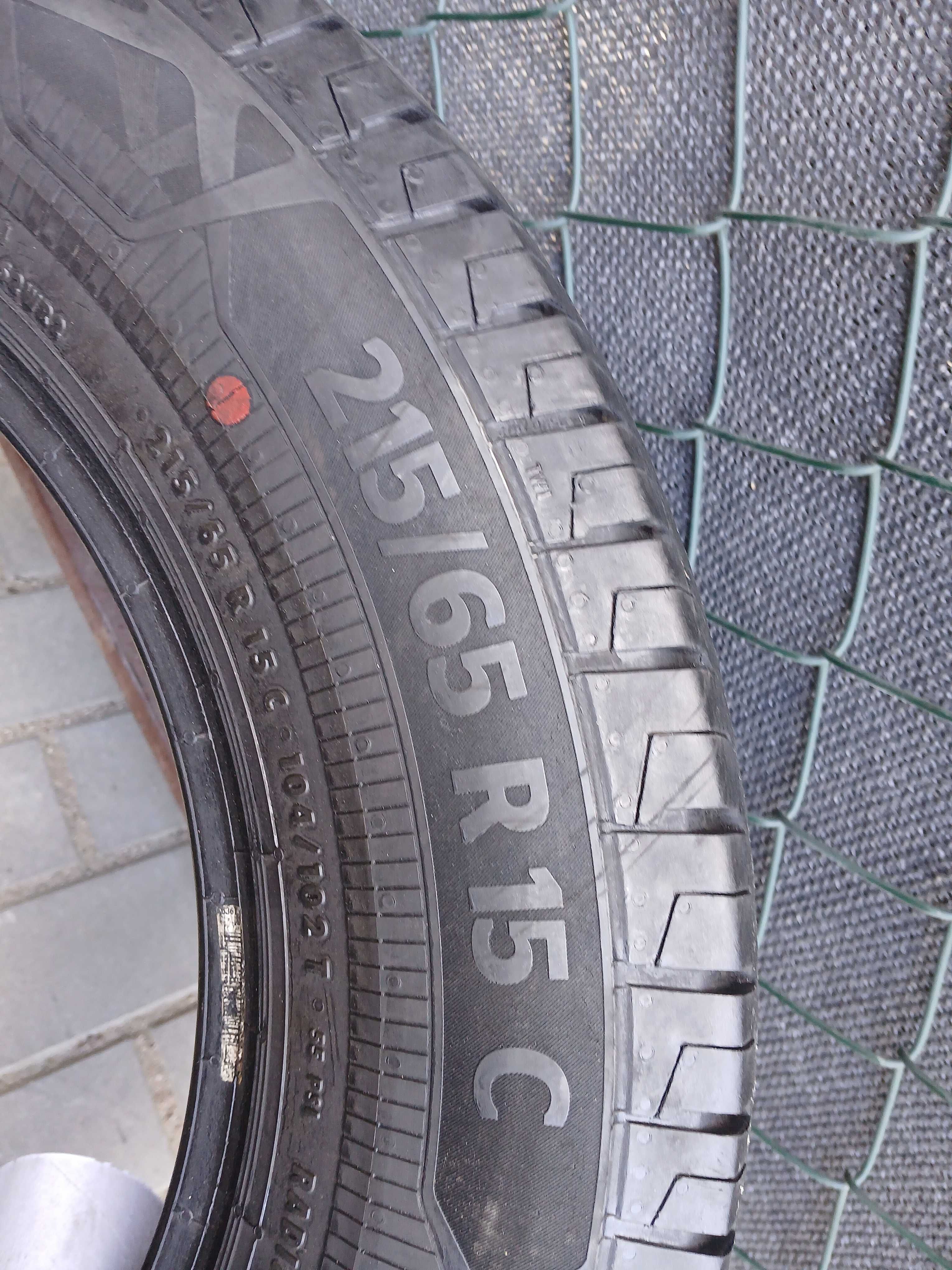 2x używane opony letnie 215/65 R15C Continental 2022r Montaż GWARANCJA