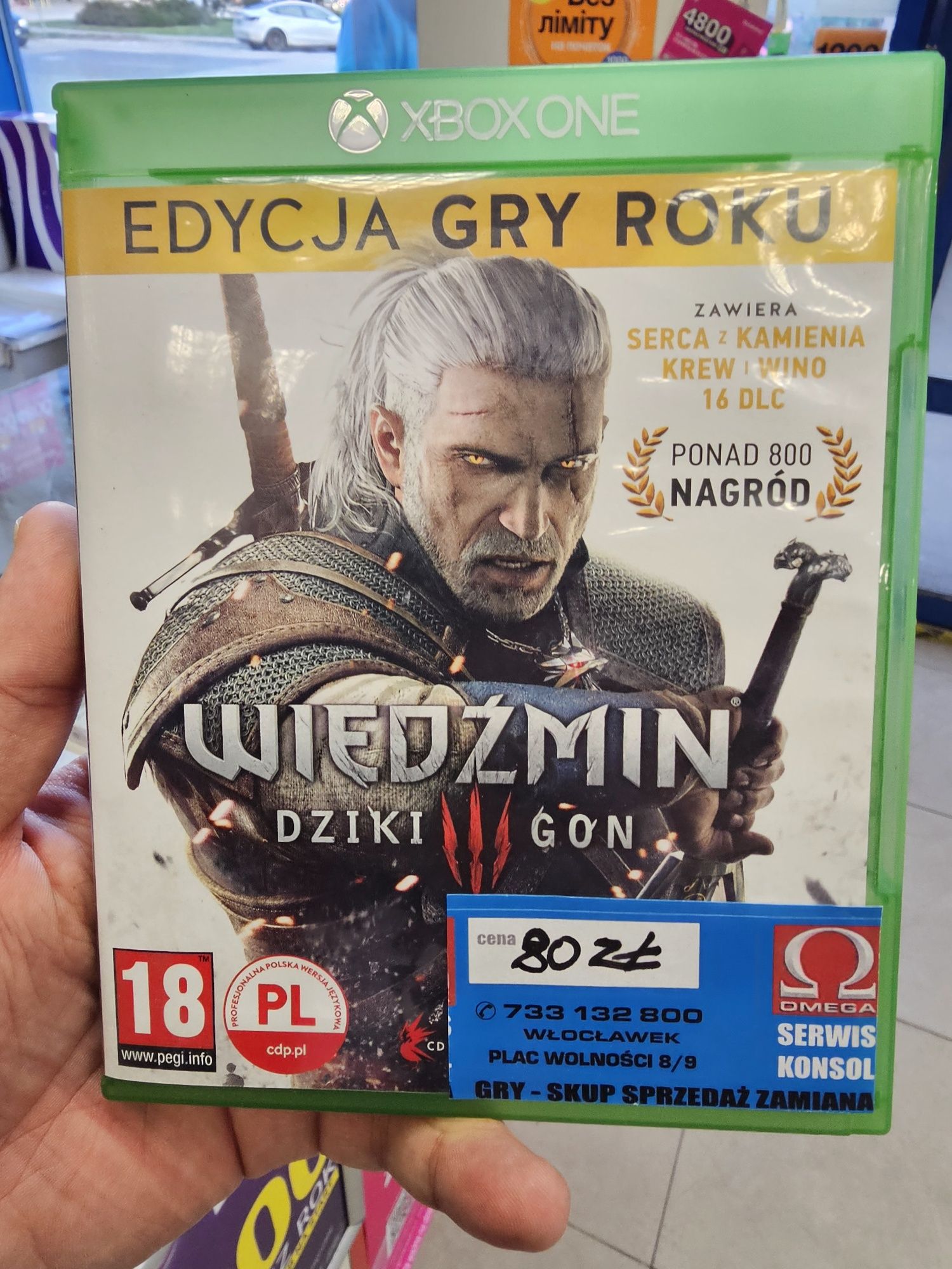 Gra Wiedźmin 3 Dziki Gon Xbox One