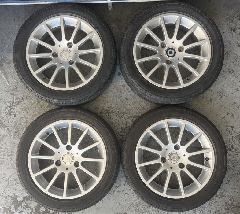 Jantes smart fortwo R15 pneus brindgestone
