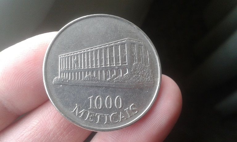 Moeda de 1000 Meticais 1994 Moçambique