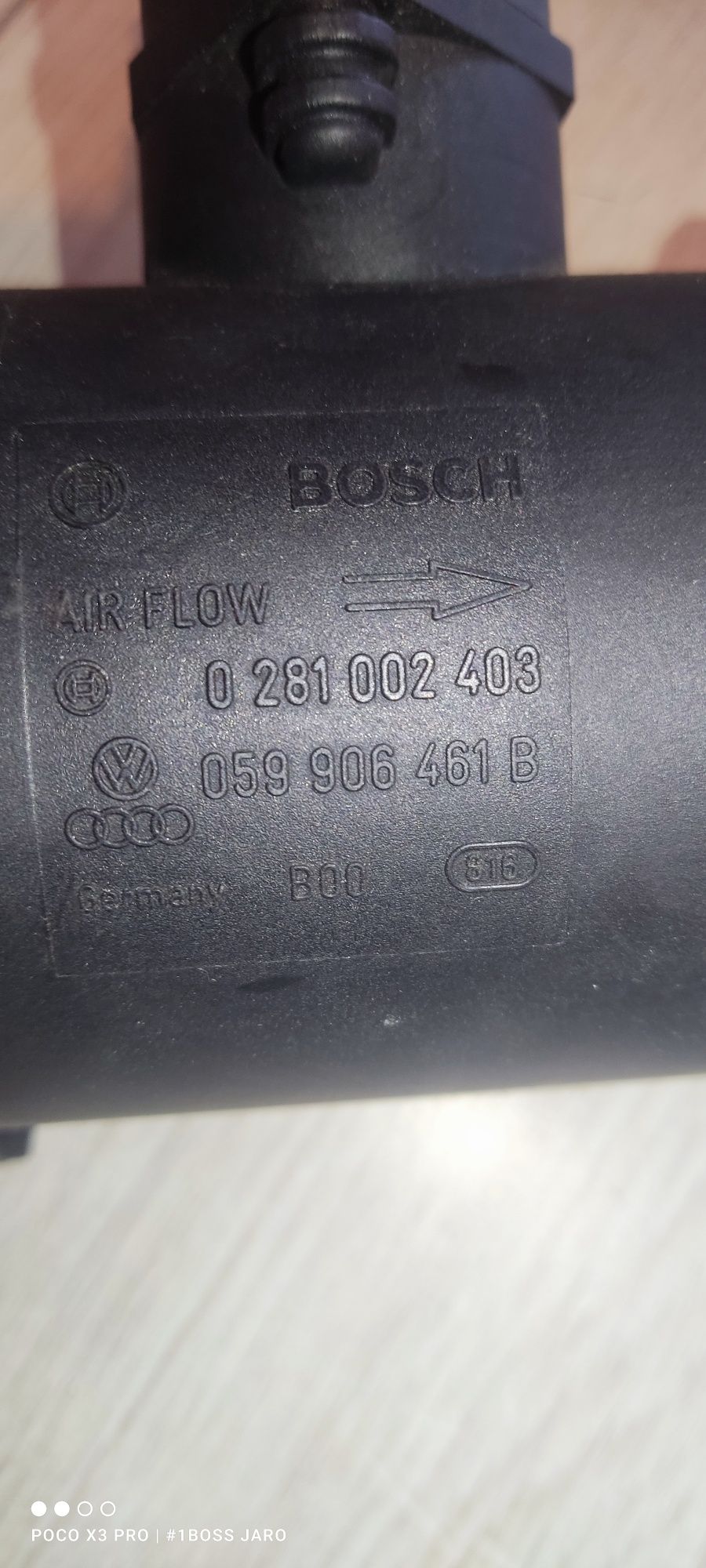 Oryginalny przepływomierz masowy powietrza BOSCH