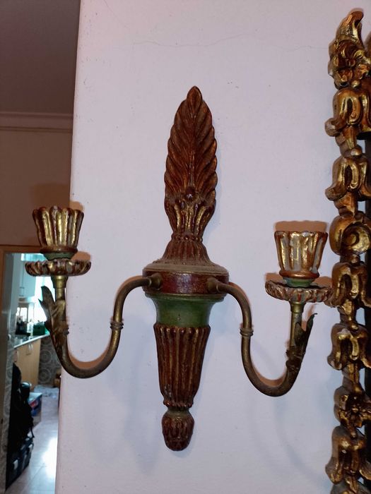 Par de apliques antigo