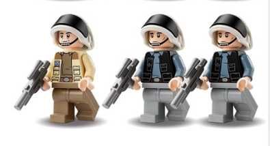 3 Figurki Lego Star Wars sw1328 Captain Antilles sw1285 Rebel Trooper