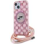 Etui Karl Lagerfeld IML Crossbody Monogram Karl & Choupette Head MagSa