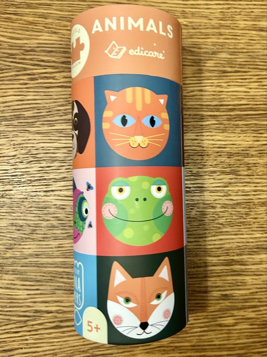 Puzzle Edicare novo, 100 peças, animais