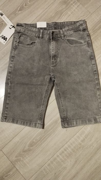 Шорти чоловічі джинсові сірі