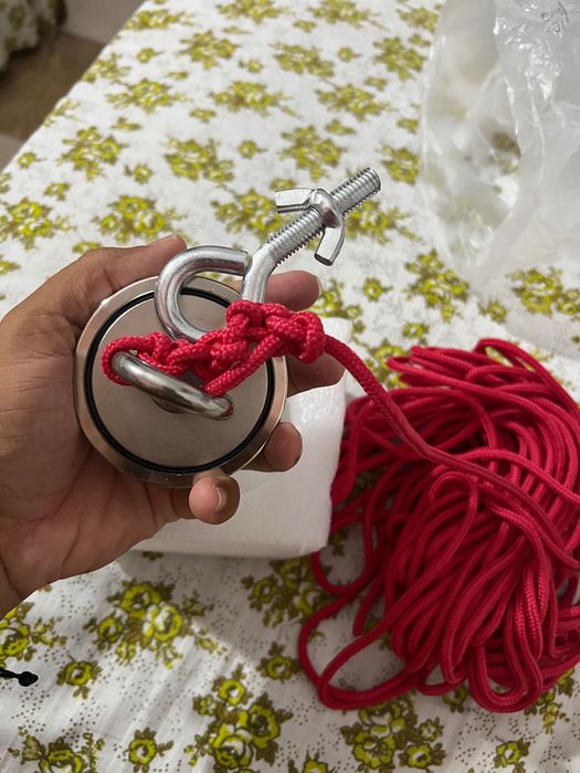 Imã para Pesca magnética corda 10mt