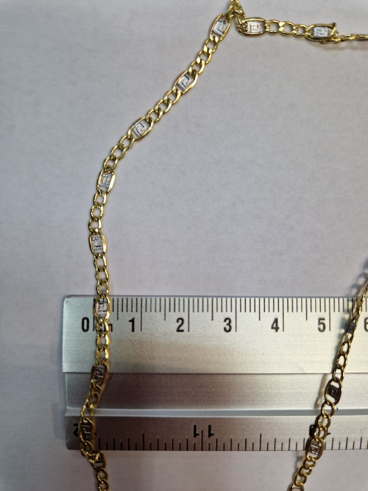 Elegancki łańcuszek 2 kolory złota Nowy Pr585 dl 50cm