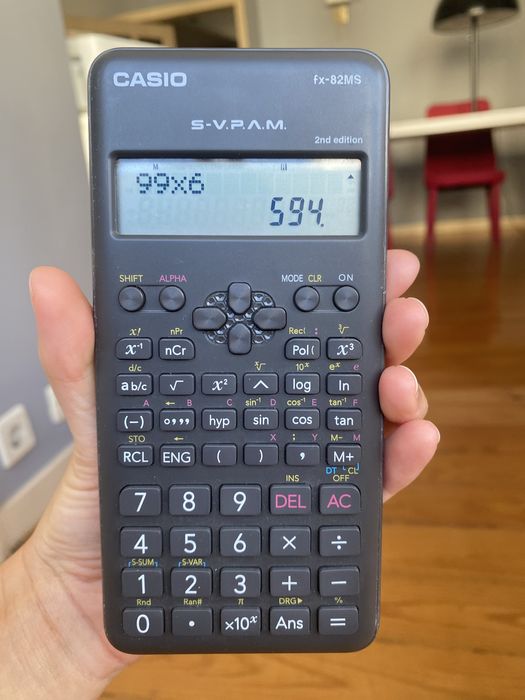 Calculadora Casio fx 82 MS 2nd edition