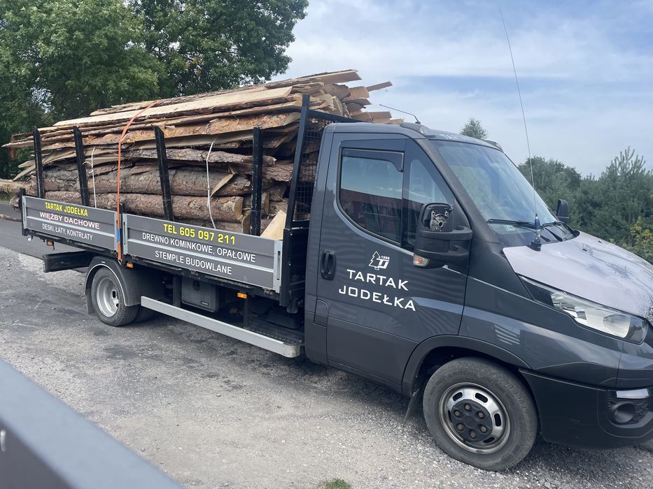 Drewno opałowe grube zrzyny sosnowe Kielce