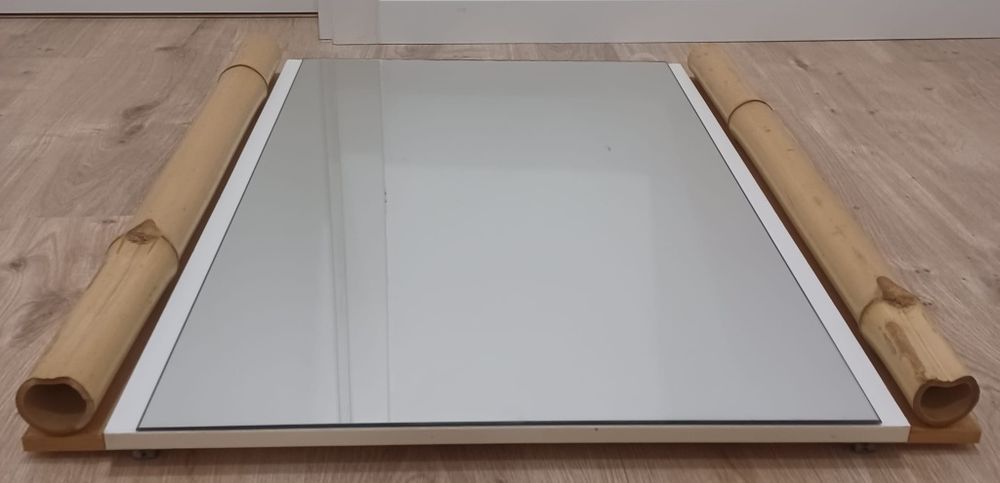 Espelho casa de banho.Bambu