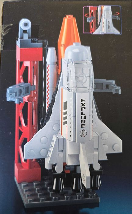 Prom kosmiczny klocki dla dzieci