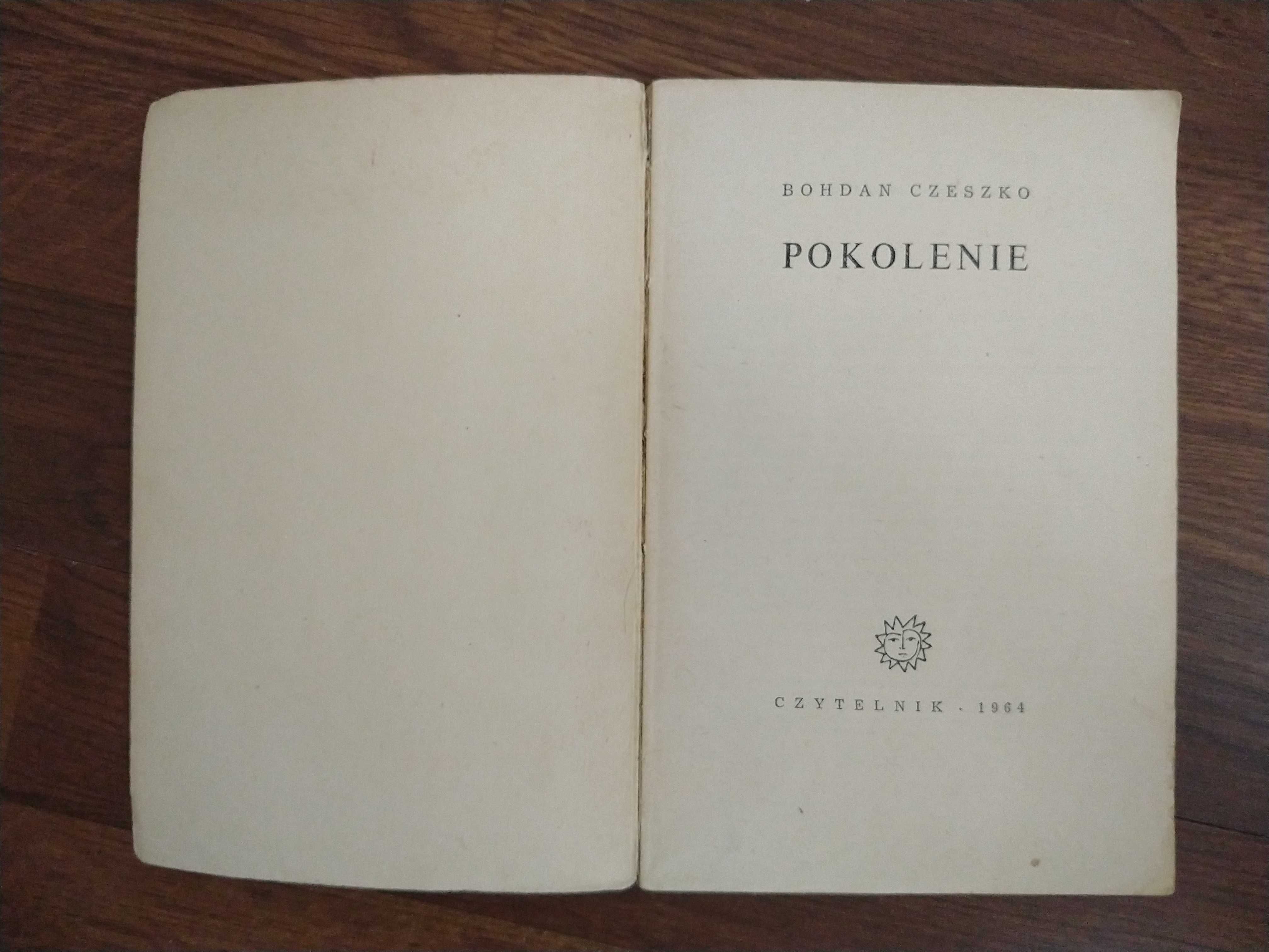 Książka "Pokolenie" - Bohdan Czeszko