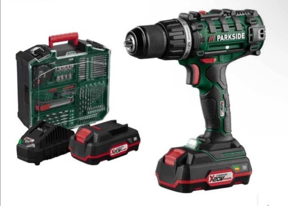 Aparafusadora Parkside X20 - NOVA a estrear