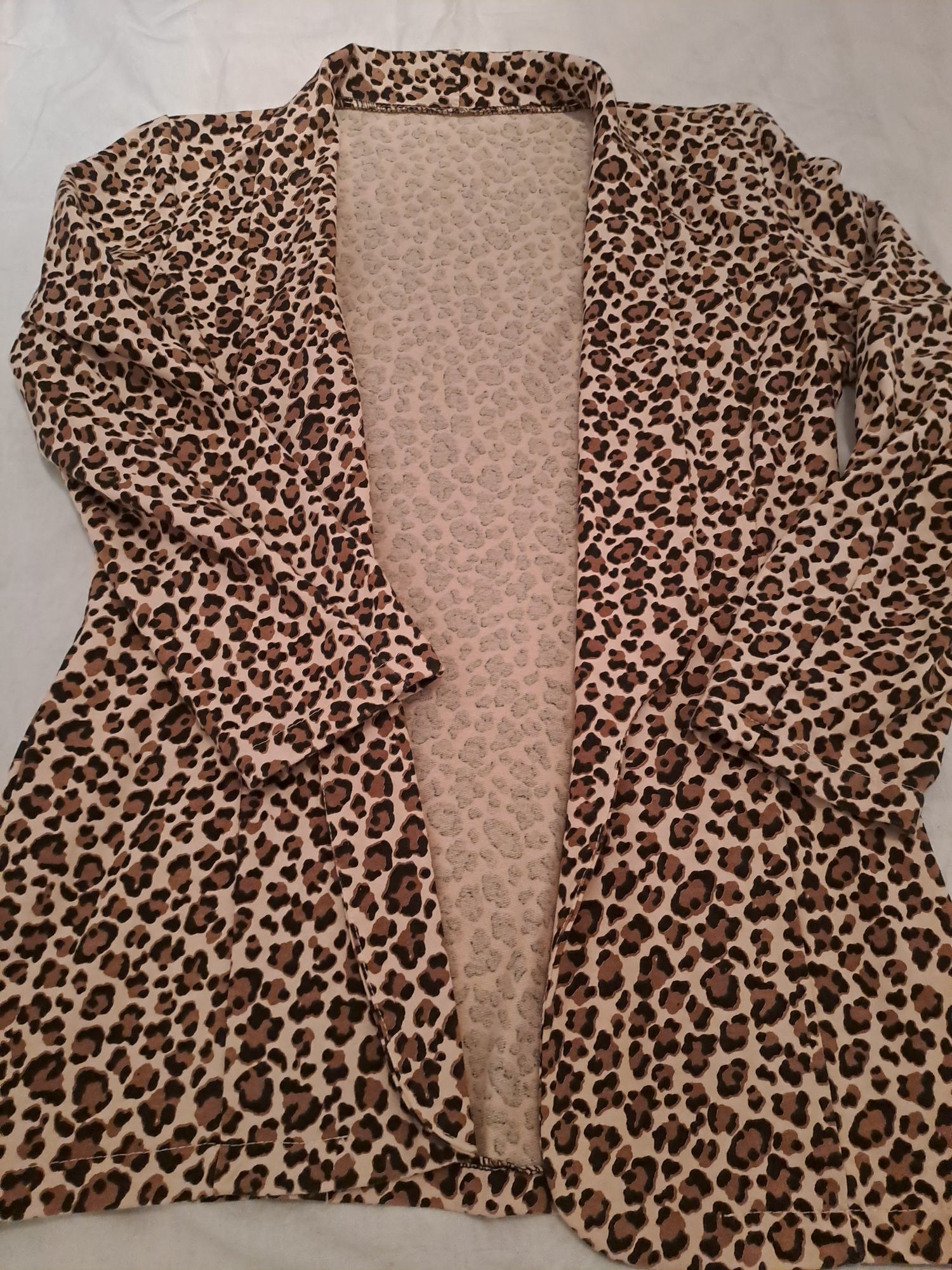 Casaco senhora animal print