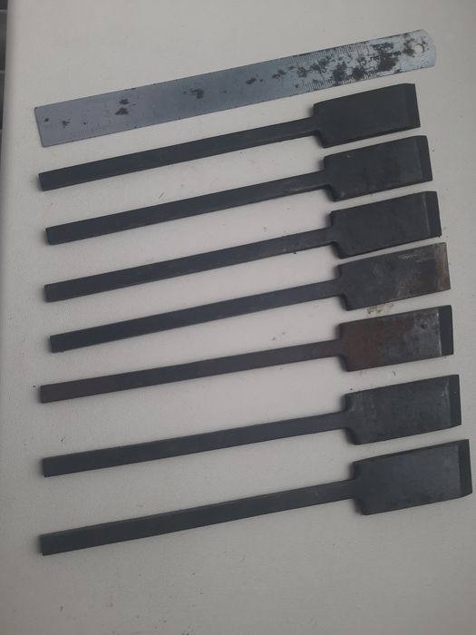 Леза ножі до Рубанка нові 7шт.ссср