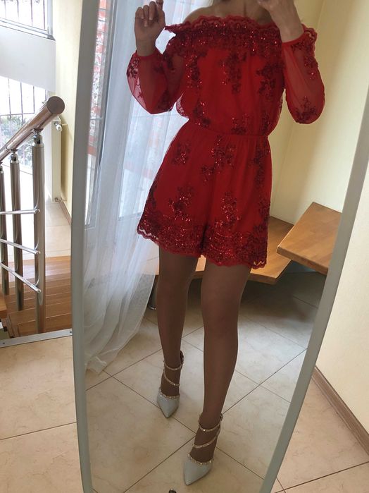 вечернее коктейльное платье комбинезон размер М