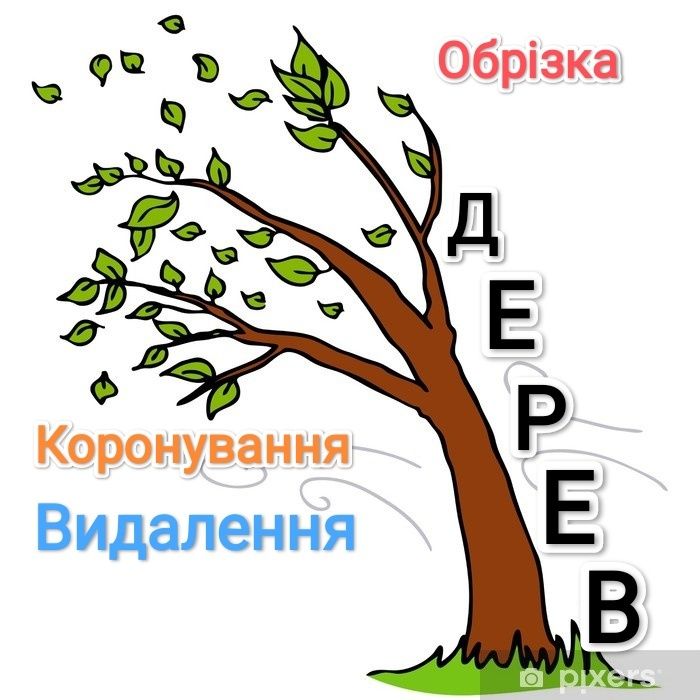 Зрізати Спиляти Видалити ДЕРЕВО  Спилить Срезать Удалить Уборка