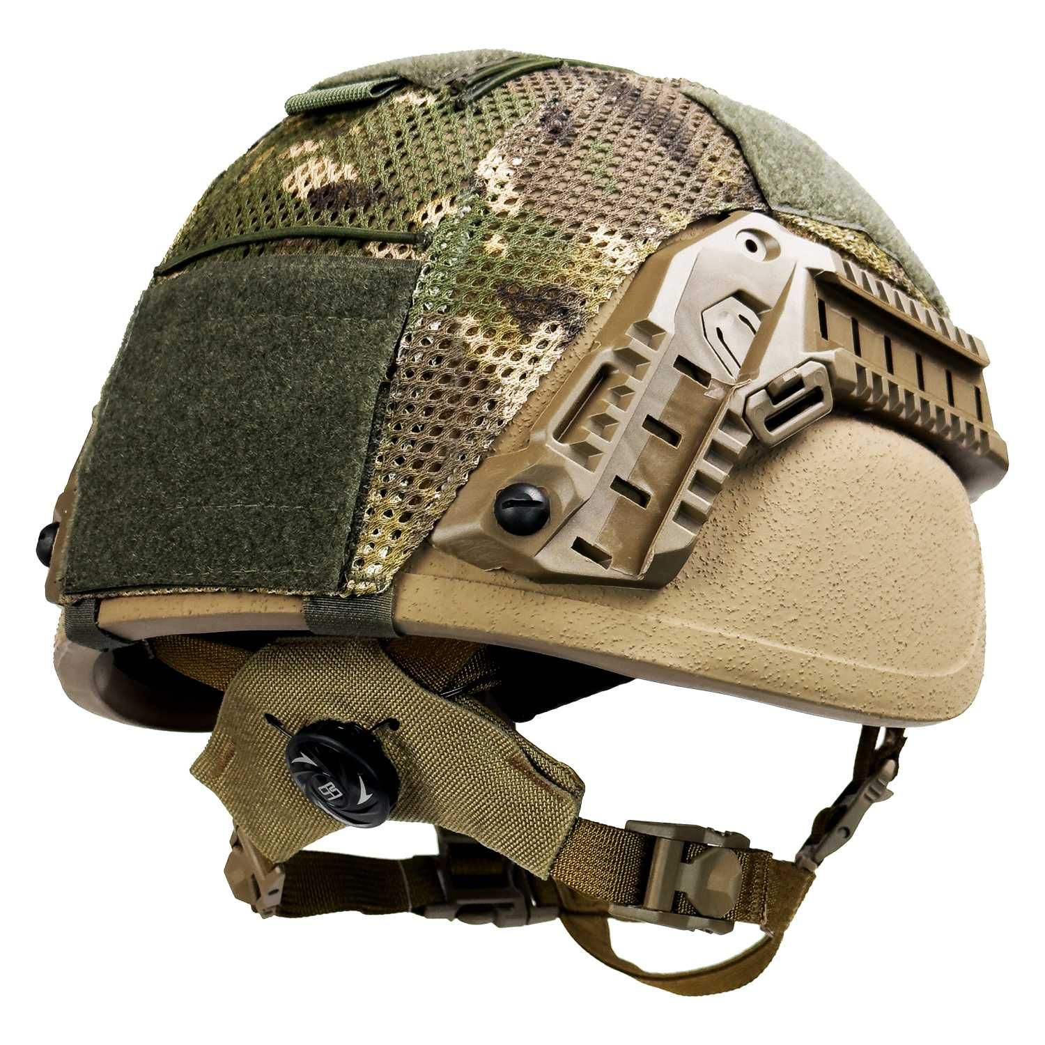 Шлем (каска) с ушами Sestan-Busch Helmet NIJ IIIА BK-ACH-MC. Койот.